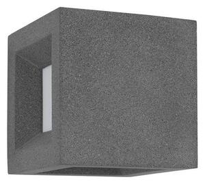 NV 9762161 Venkovní nástěnné svítidlo CASTRO šedý pískovec a akryl E27 1x12W bez žárovky 100-240V IP65 - NOVA LUCE