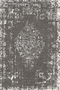 Kusový koberec vlněný Agnella Tempo Natural Auros Grafit šedý Rozměr: 133x195 cm