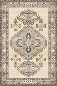 Kusový koberec vlněný Agnella Tempo Natural Kinnie béžový Rozměr: 133x195 cm