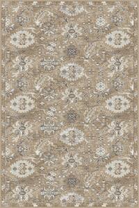Kusový koberec vlněný Agnella Tempo Natural Lith tmavě béžový Rozměr: 100x180 cm