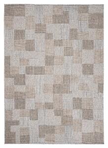 Makro Abra Kusový koberec Sisal MELISSA KM27A Kostky Geometrický šedý Rozměr: 60x100 cm