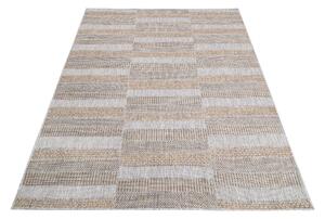 Makro Abra Kusový koberec Sisal MELISSA KM25A Geometrický šedý béžový Rozměr: 60x100 cm