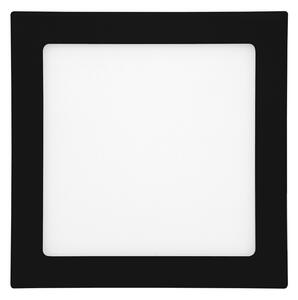 T-LED Černý vestavný LED panel hranatý 120 x 120mm 6W Barva světla: Denní bílá 102111