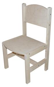 Bestent Dětská dřevěná židle s opěradlem