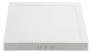 LED Solution Bílý přisazený LED panel hranatý 220 x 220mm 18W Economy Barva světla: Studená bílá 10500