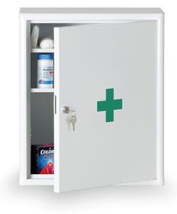 Kovová lékárnička na zeď, 48,3 x 40,2 x 20,2 cm