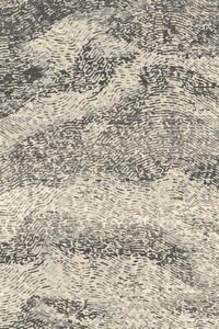 Kusový koberec vlněný Agnella Tempo Natural Folkin (binding) šedý béžový Rozměr: 300x400 cm