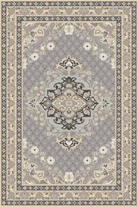 Kusový koberec vlněný Agnella Tempo Natural Alofi Szary (binding) béžový Rozměr: 300x400 cm