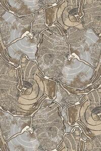 Kusový koberec vlněný Agnella Tempo Natural Vein béžový Rozměr: 200x300 cm