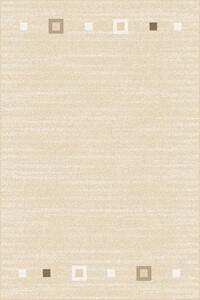 Kusový koberec vlněný Agnella Tempo Natural Vivida béžový Rozměr: 100x180 cm