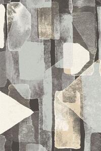 Kusový koberec vlněný Agnella Tempo Natural Tolur světle šedý Rozměr: 100x180 cm