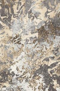 Kusový koberec vlněný Agnella Tempo Natural Retak šedý béžový Rozměr: 133x195 cm