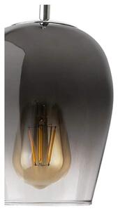 Rabalux 5252 PETUNIA - Retro závěsné svítidlo nad jídelní stůl nebo nad bar 1 x E27 (Kuchyňské svítidlo s kouřovým skleněným stínidlem)