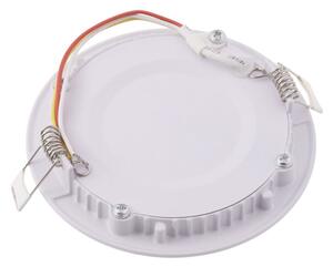 T-LED Bílý vestavný LED panel kulatý 120mm 6W 24V CCT 102200