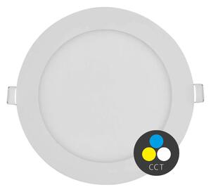 T-LED Bílý vestavný LED panel kulatý 174mm 12W 24V CCT 102201