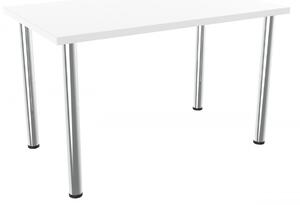Jídelní stůl 120 x 70 cm Lomes bílý