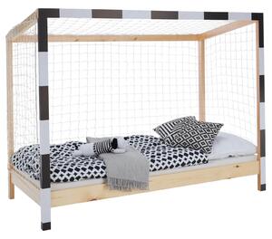 FUTAL POSTEL DREVENA 90X200 BIELA+CIER+PRIR B12171