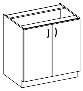 Spodní kuchyňská skříňka 60 cm 11 - VENOM - Akát