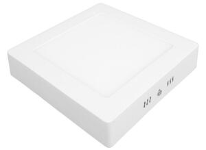 T-LED Bílý přisazený LED panel hranatý 170 x 170mm 12W Barva světla: Teplá bílá 10274