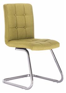 Designová židle Couchan zelená látka