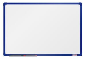 Bílá magnetická popisovací tabule boardOK, 600 x 900 mm, modrý rám