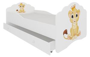 Dětská postel 140x70 cm Lvíček Bez zásuvky
