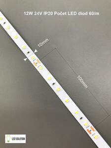 LED Solution LED pásek 12W/m 24V bez krytí IP20 Barva světla: Studená bílá 07913