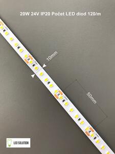 LED Solution LED pásek 20W/m 24V bez krytí IP20 Barva světla: Denní bílá 07922