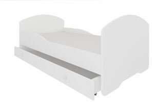 Bílá dětská postel 140x70 cm Pulp Bez zásuvky
