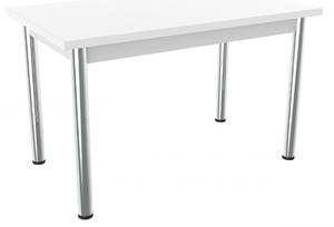 Stůl s kovovými nohami Sevo 120 x 70 cm Wenge Magic