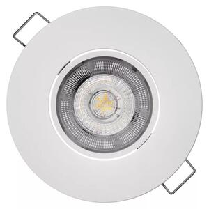 EMOS Bílé LED bodové svítidlo 5W s výklopným rámečkem Economy+ Barva světla: Denní bílá ZD3122