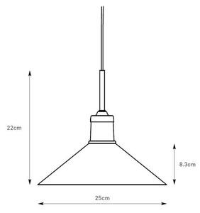 Markslöjd 108868 - Lustr na lanku VELA 1xE27/40W/230V mosaz/zelená