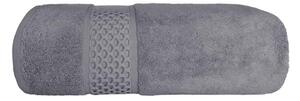 Faro Bavlněný ručník Rete 70x140 cm tmavě šedý