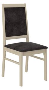 Jídelní židle Cress dekor dřeva dub lefkas potahová látka šedá
