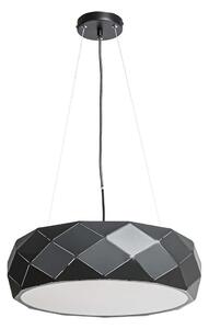 Lustr na lanku REUS 3xE27/40W/230V pr. 47 cm černá