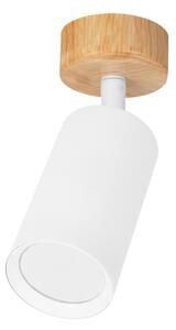 Brilagi - Bodové svítidlo SELE 1xGU10/30W/230V bílá/dekor dubu