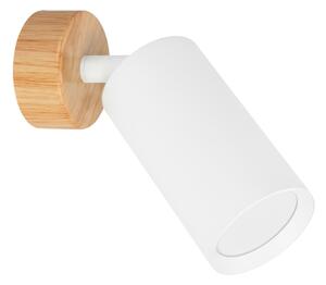 Brilagi - Bodové svítidlo SELE 1xGU10/30W/230V bílá/dekor dubu