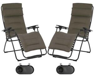 Lafuma FUTURA AirComfort hnědá Taupe set 2 ks