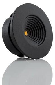 SLC SLC1207 Zápustné svítidlo Mini One Fixed černé 3W 165lm 3000K 3m kabel IP44 100° Ra90 - TLG