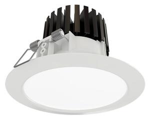 HAL 55-072K-10GHE/830, W Svítidlo vestavné RAVO LED IP44 satin bílé 23,3W 2400lm 3000K (55-072K-10GJV/830, W + 00-00153EI) on/off - HALLA