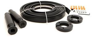 SLC S40140X VÝPRODEJ VZORKU - Profil SLC Skyline Black 11mm PVC 4m + LED pásek IP20 2700K vč. driveru 24V 100W - TLG
