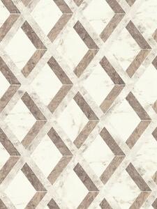 A.S. Création | Vliesová tapeta na zeď Versace 6 79133-4 | 0,53 x 10,05 m | bílá, krémová, šedá, béžová