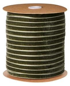 Sametová stuha Moss Green – 200 m