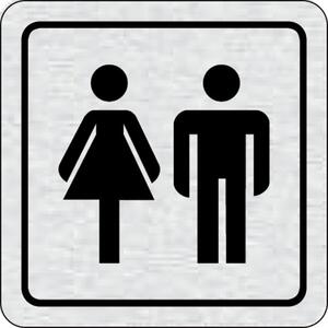 Cedulka na dveře - WC ženy, WC muži