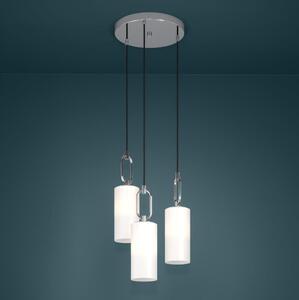 Eglo 390128 - Lustr na lanku MAJANA 3xE27/40W/230V lesklý chrom