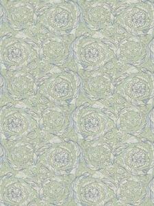 A.S. Création | Vliesová tapeta na zeď Versace 6 79135-1 | 0,53 x 10,05 m | zelená, modrá, bílá