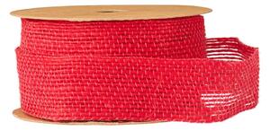 Jutová stuha Red – 5 m