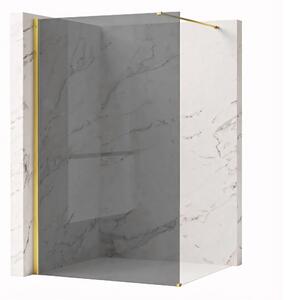 Sprchová zástěna Rea Flexi Grey / Gold 130