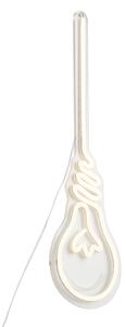 Neonová nástěnná lampa teplá bílá vč. LED - Žárovka