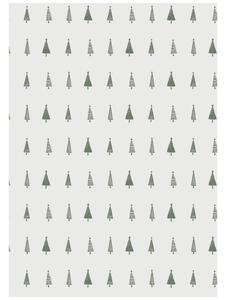Vánoční balicí papír Green Christmas Trees – 5 m